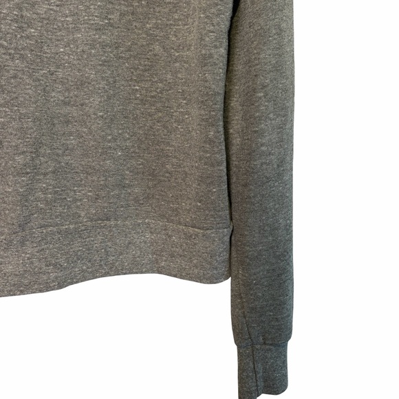 Aviator Nation 5 Stripe Hoodie in Heather Grey, Size S NWOT - Picture 11 of 13